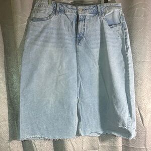 Ava & Viv Light Blue  Denim Skirt
